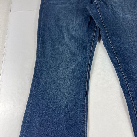 Kut From The Kloth Jeans Women's 33x30 Farrah Bootcut Mid Rise Blue Denim Tag 8 - Picture 4 of 16